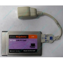 Сетевая карта для ноутбука 3COM Mehahertz 3CCFE574BT (PCMCIA) - Новошахтинск