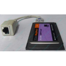 Сетевая карта для ноутбука 3COM Mehahertz 3CCFE574BT (PCMCIA) - Новошахтинск
